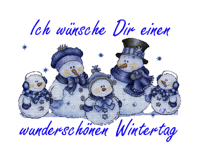 text winter hiver tag snowman gif grüße - GIF animé gratuit
