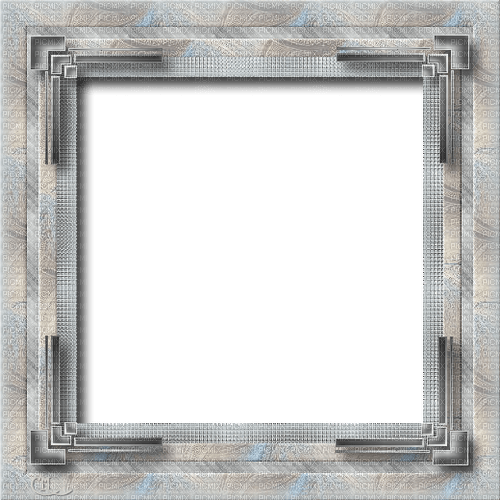 Cadre.Frame.Silver.Gris.Victoriabea - darmowe png
