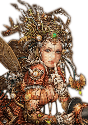 Rena Steampunk Lady Fantasy - Free PNG