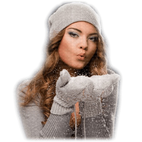 kikkapink winter woman - ücretsiz png