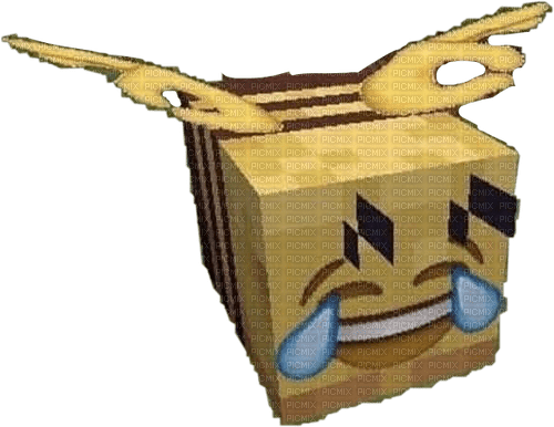 Minecraft bee meme - безплатен png