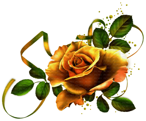 blommor-flowers-gul-yellow - 免费PNG