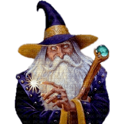 minou-wizard-mago-magicien - Free PNG
