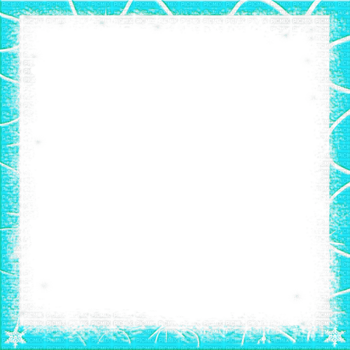 turquoise frame - png ฟรี