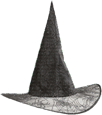 chapeaux sorcière gif - Gratis animerad GIF