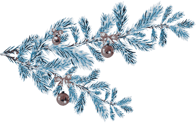 soave deco branch christmas winter ball pine - png grátis