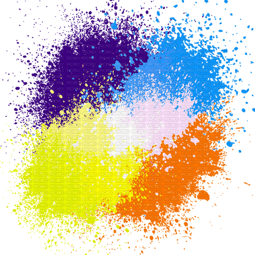 splash colors - PNG gratuit