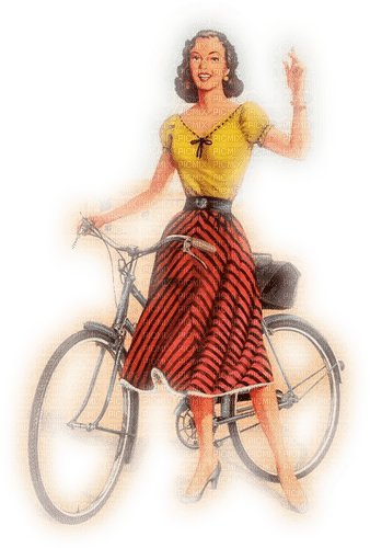 Vintage Woman - bezmaksas png