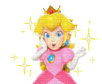 princess peach - GIF animado grátis