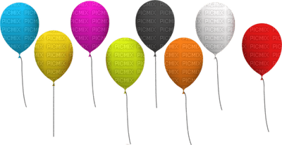 Kaz_Creations Balloons - PNG gratuit