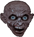 zombie head - GIF animasi gratis