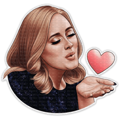 adele Emoji - zdarma png