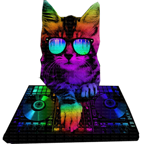 Rainbow Cat - gratis png