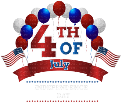 Kaz_Creations America 4th July Independance Day American Text - zdarma png