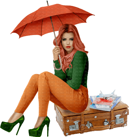 autumn woman by nataliplus - ücretsiz png