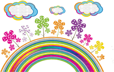 Kaz_Creations Rainbow Rainbows - darmowe png