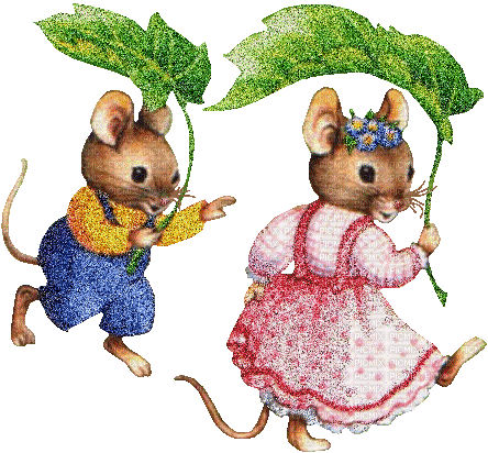 little mouses fantasy - Gratis animerad GIF