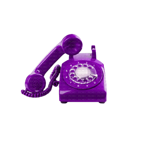 Kaz_Creations Telephone-Purple - png gratis