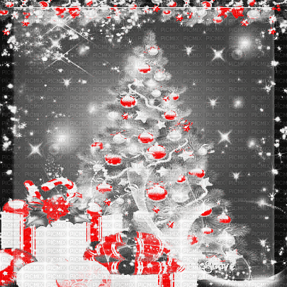 soave background animated  christmas winter tree - Animovaný GIF zadarmo
