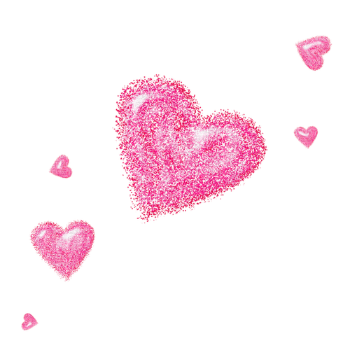 Glitter.Hearts.Pink - ücretsiz png
