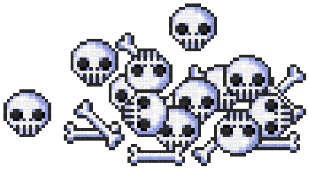 Skulls and Bones (Unknown Credits) - Nemokamas animacinis gif