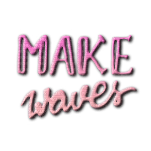 summer deco text pink waves quote dolceluna - δωρεάν png