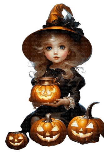 loly33 sorcière halloween - zdarma png