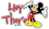 Disney (mickey hey there ) - Animovaný GIF zadarmo