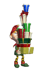 Weihnachts-Elf. - GIF animate gratis