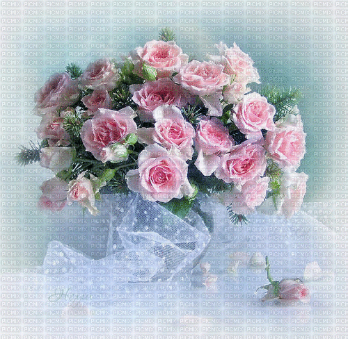 Rose Bouquet - GIF animasi gratis