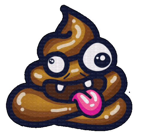Crazy Poop - Bezmaksas animēts GIF