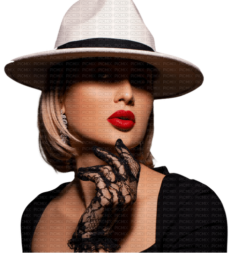 woman fashion hat dolceluna - Free PNG