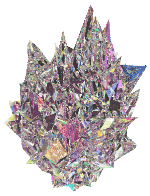 iridescent crystals - Nemokamas animacinis gif