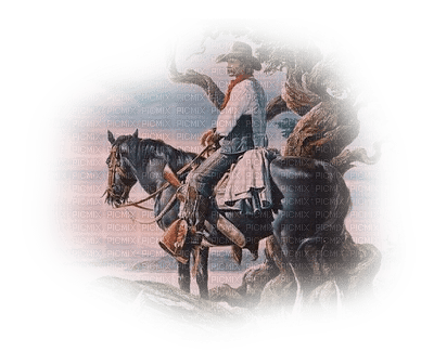 Kaz_Creations Man Homme Horse Cowboy - gratis png