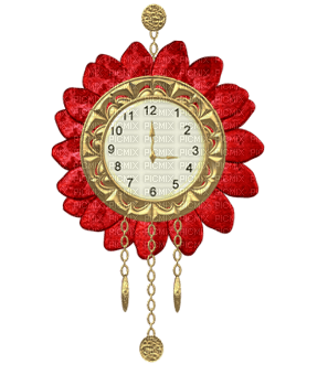 Kaz_Creations Deco Scrap Clock Colours - gratis png