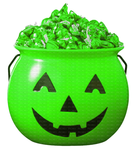 Bucket.Candy.Green - Free PNG