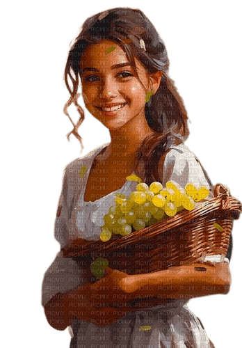 frau, woman, femme, fruit, herbst, autumn - 免费PNG
