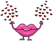 kiss - GIF animado grátis
