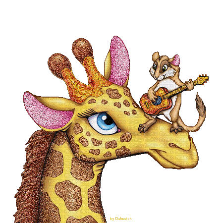 girafe - Animovaný GIF zadarmo
