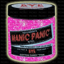 manic panic - Bezmaksas animēts GIF