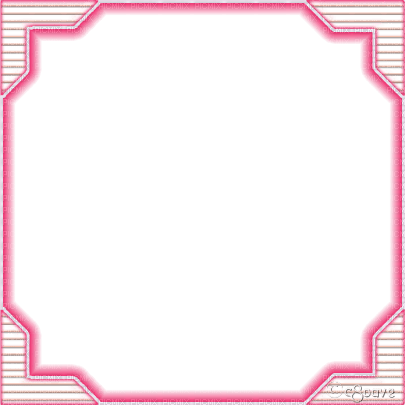 soave frame corner shadow pink white - 免费PNG
