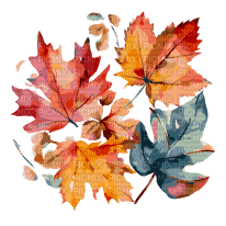 Watercolor - Fall - png ฟรี