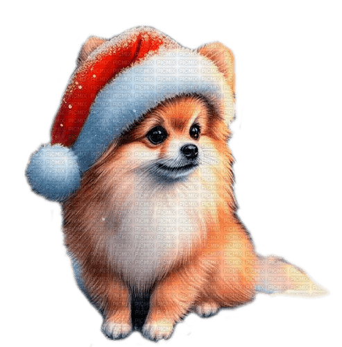 christmas dog by nataliplus - Free PNG