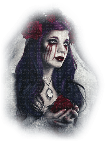 woman goth - 免费PNG