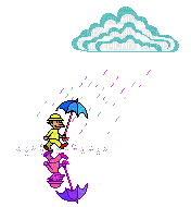 pluie parapluie - Бесплатный анимированный гифка