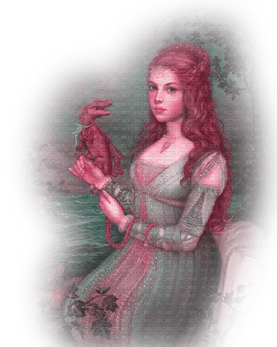 fantasy woman art girl dolceluna dragon  purple - PNG gratuit