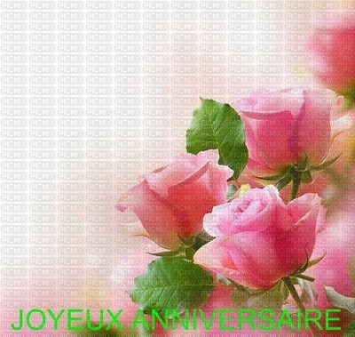 image encre joyeux anniversaire mariage fleurs roses texture edited by me - 免费PNG