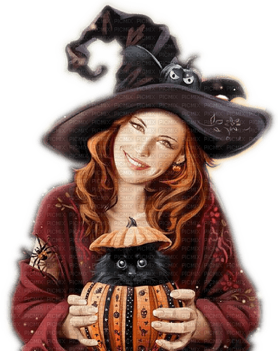 Rena Halloween Woman Frau Cat - фрее пнг