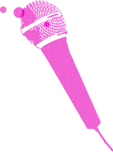 Pink Microphone - bezmaksas png