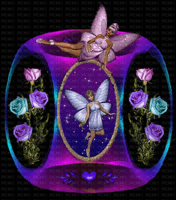 fée violette - GIF animado grátis